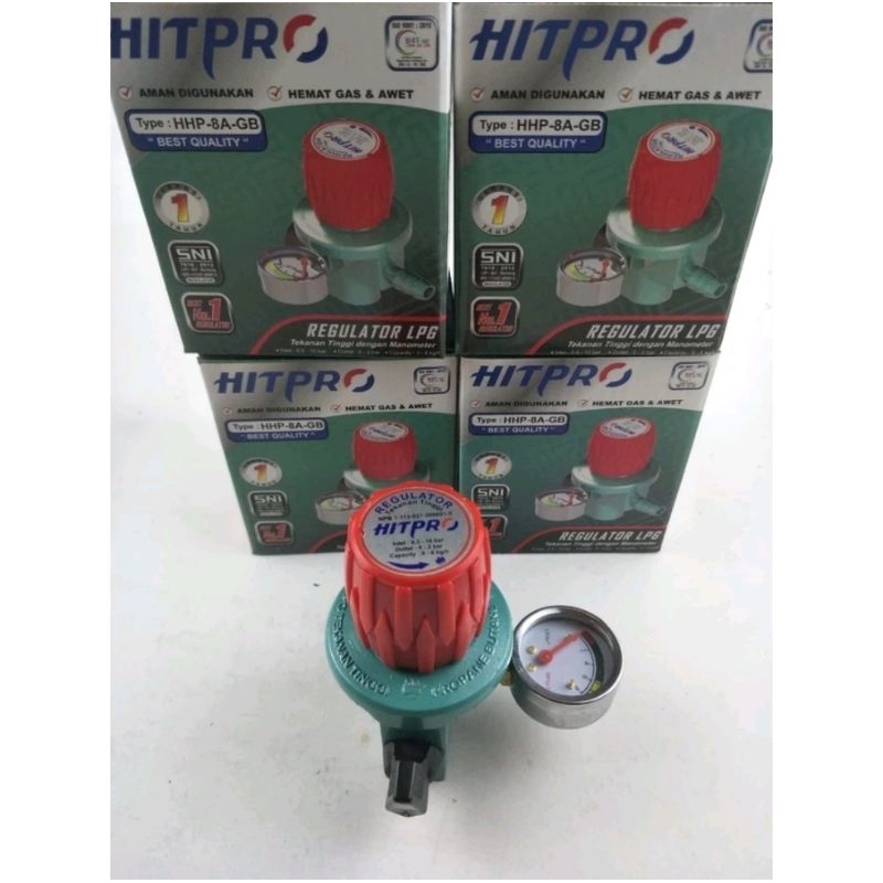 REGULATOR GAS TEKANAN TINGGI HIT PRO HHP-8A-GB regulator kompor jos regulator kompor mawar regulator