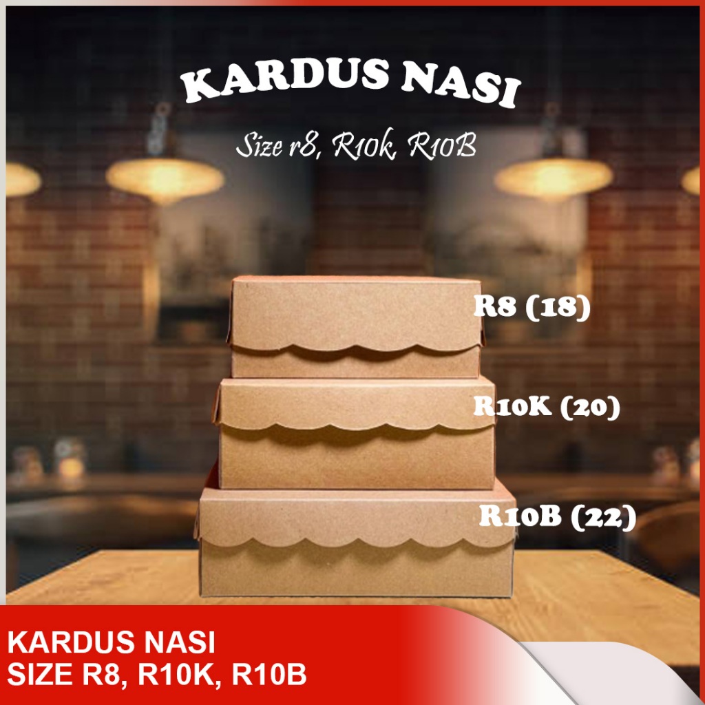 

[350GSM] Kotak Dus Kraft Coklat R10K/Kotak Dus Nasi Catering/Kotak Dus Nasi/ Kotak Dus Renda Coklat Non-laminasi