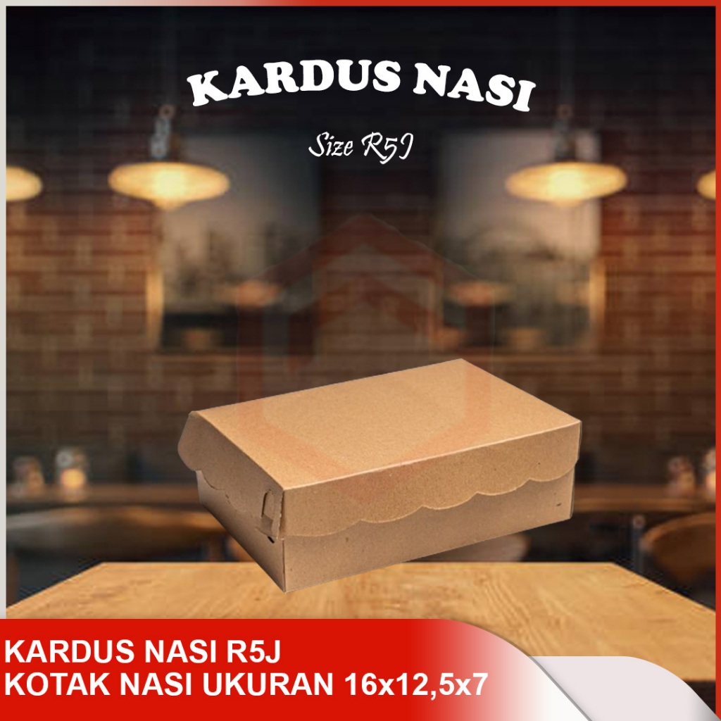 

[310 GSM] Kardus Kue R5 Kotak Dus Kue R5 Jumbo 16x12.5x7 Renda Non Laminasi / Box Snack Roti Brownies Bolen Lemper Lapis