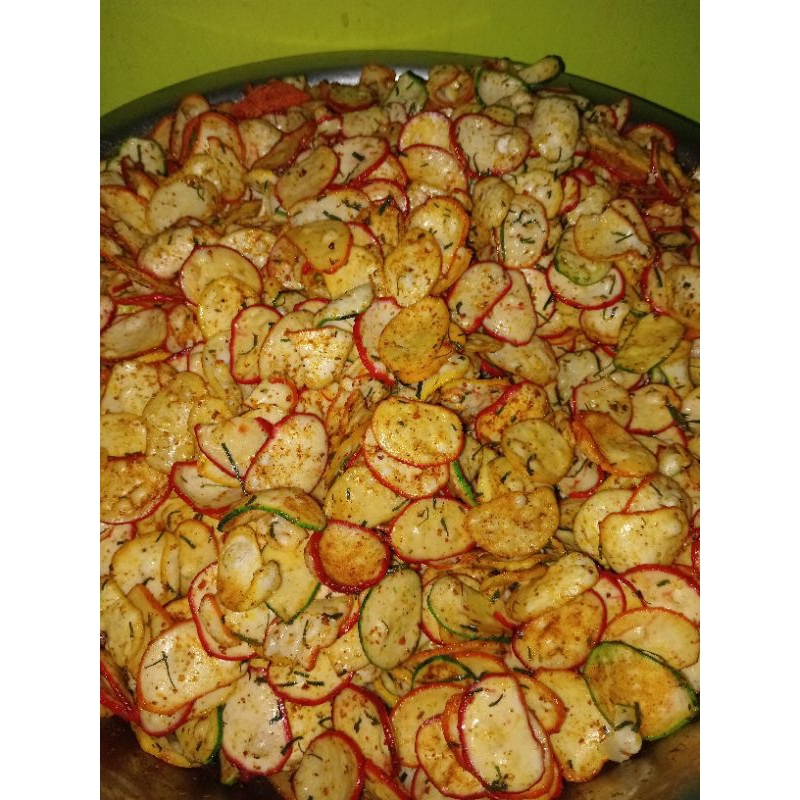 

SEBRING (seblak kering) / kerupuk bantat pedas gurih 250 gr