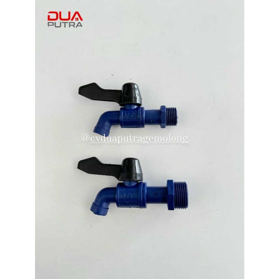 KRAN PVC AMICO/ KRAN TEMBOK/ KRAN TAMAN/ KRAN AIR PLASTIK 1/2 & 3/4