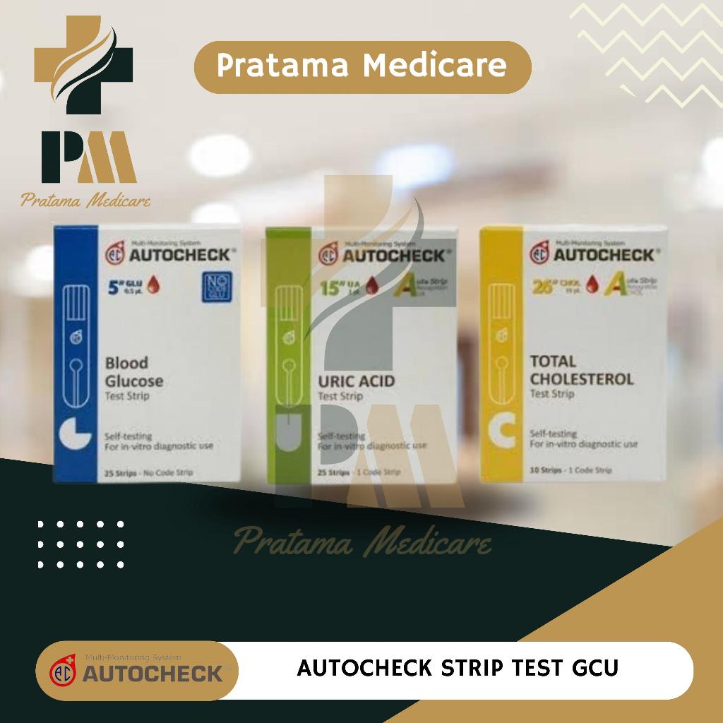 Strip Isi Ulang Autocheck / Strip Gula Darah / Strip Cholesterol / Strip Asam Urat / Autocheck / Str