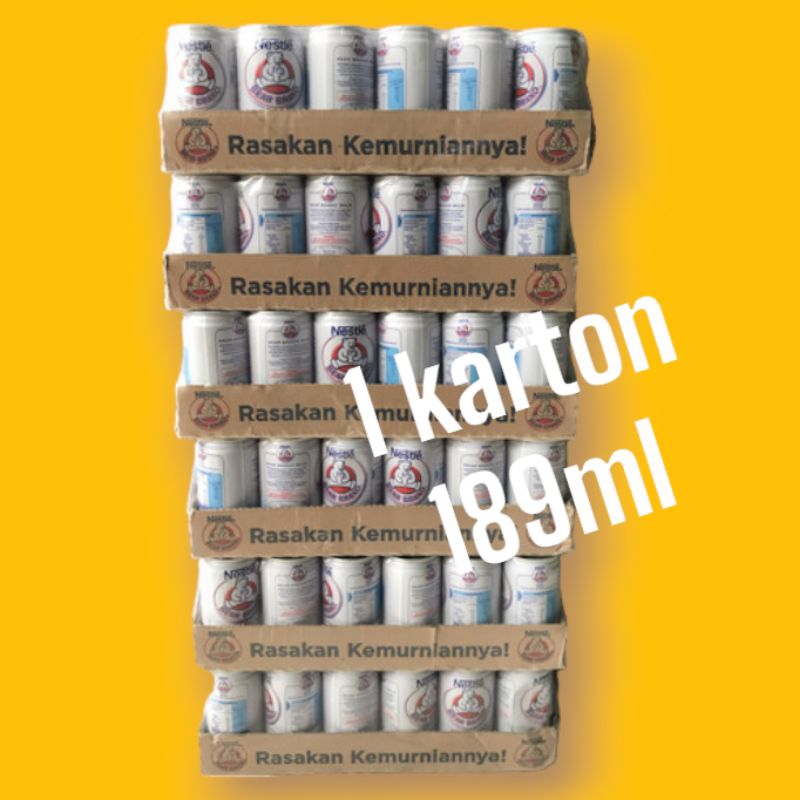 

bear brand susu beruang 189ml 1dus/karton