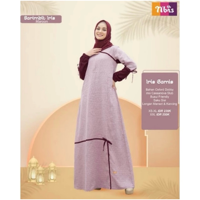 IRIS GAMIS MAROON (NIBRAS)