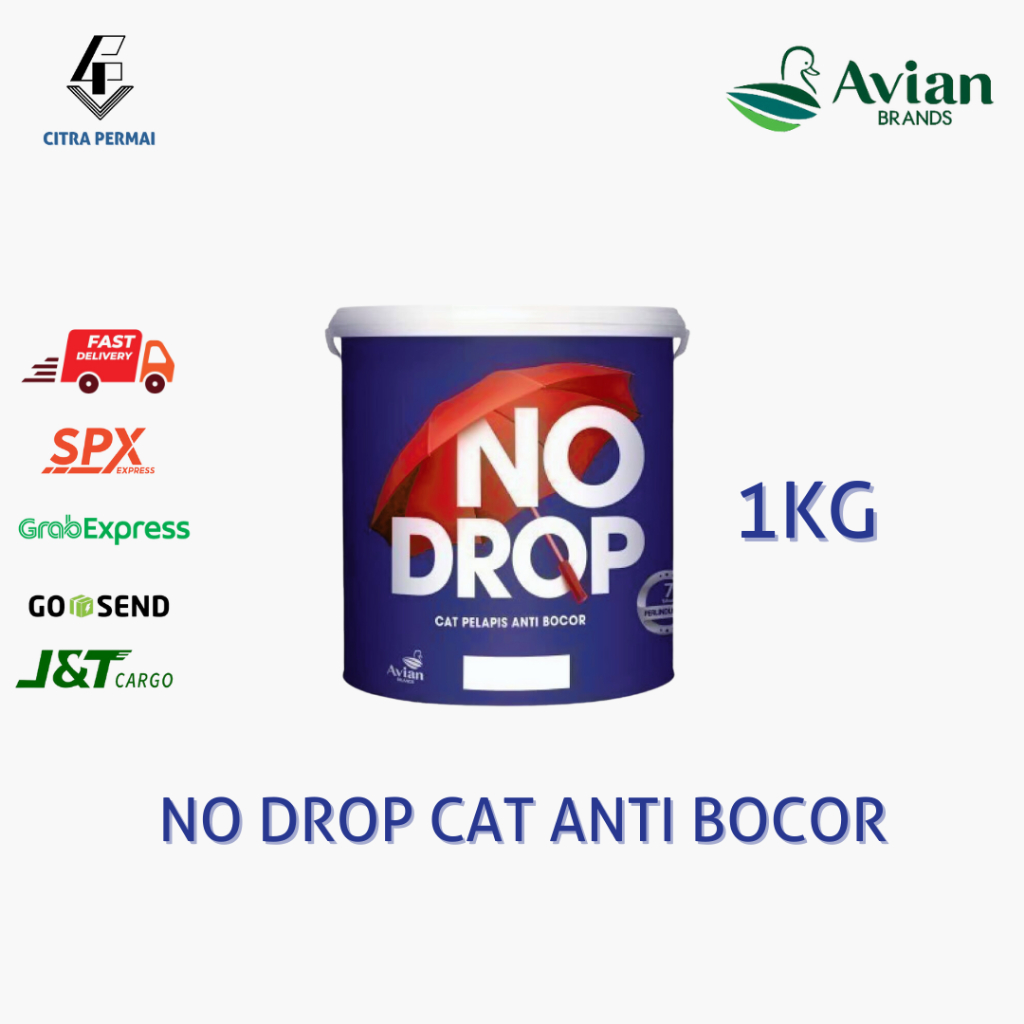 CAT NO DROP PELAPIS ANTI BOCOR 1KG / CAT WATERPROOF ANTI BOCOR