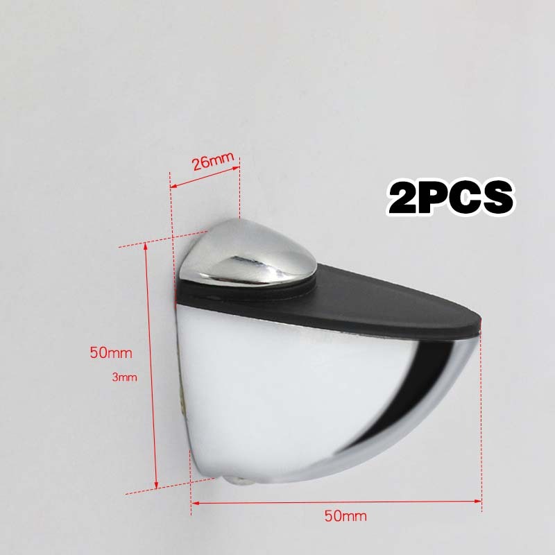 2 Pcs Jepitan Kaca Stainless Jepitan Kaca Dinding Adjustable Glass Clip Ambalan Penjepit Kaca