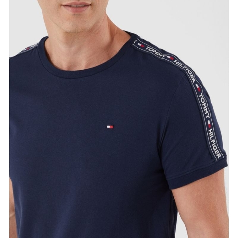 Tshirt Tommy Hilfiger Striped Side Logo Original | Tommy Hilfiger | Tommy Hilfiger Big Logo | Tommy 