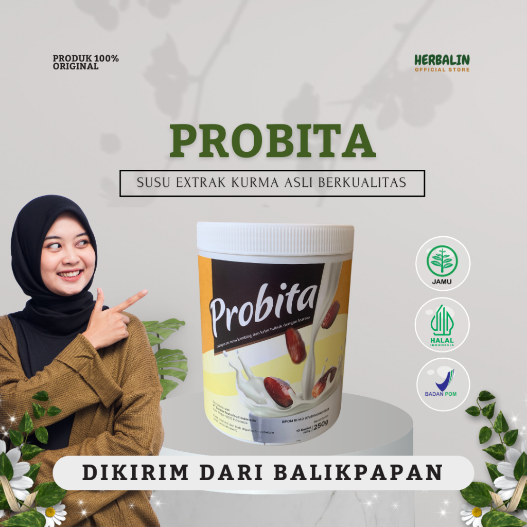 

Probita - Probita Susu Kambing Etawa Ekstrak Kurma Minuman Serbuk Yang Dapat Meningkatkan Imun Tubuh Balikpapan