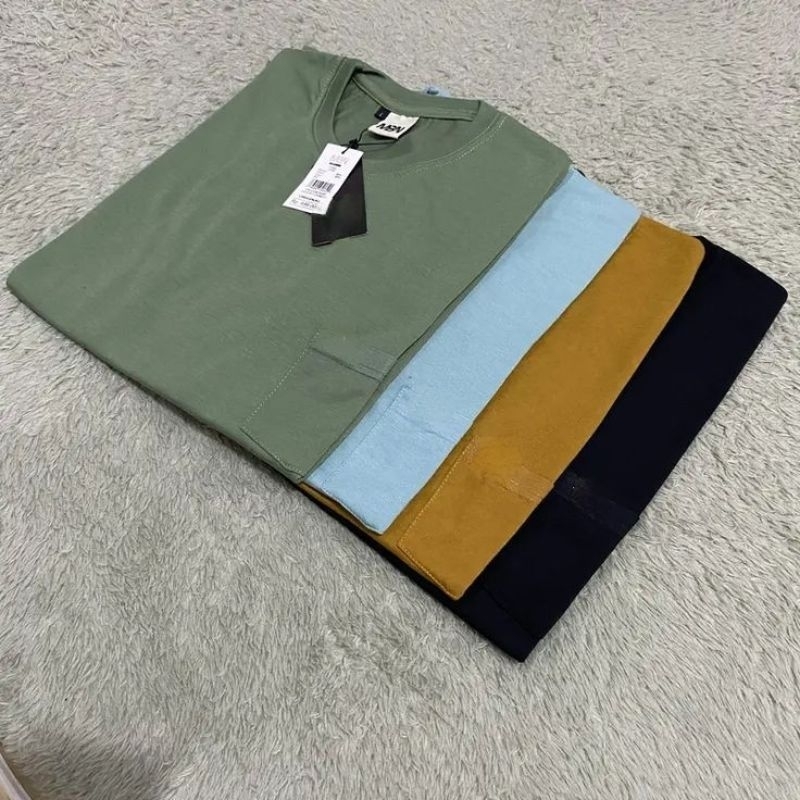 Paket 3 Pcs 100 Kaos Distro pria Kaos Polos Dewasa Terlaris Kaos Pocket Termurah Atasan Pria Distro
