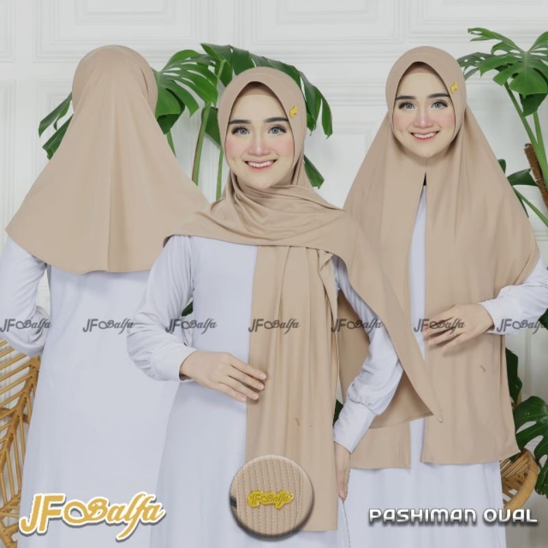 Pashmina pet oval instan/Hijab Instan pashmina pet