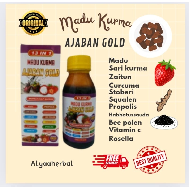 

madu kurma ajaban gold 13 in 1