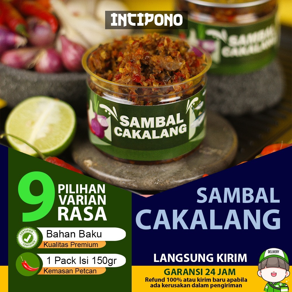 

Incipono Sambal Cakalang Pedas Kemasan Kaleng Isi 150gr Frozen Food Halal Premium Hotel