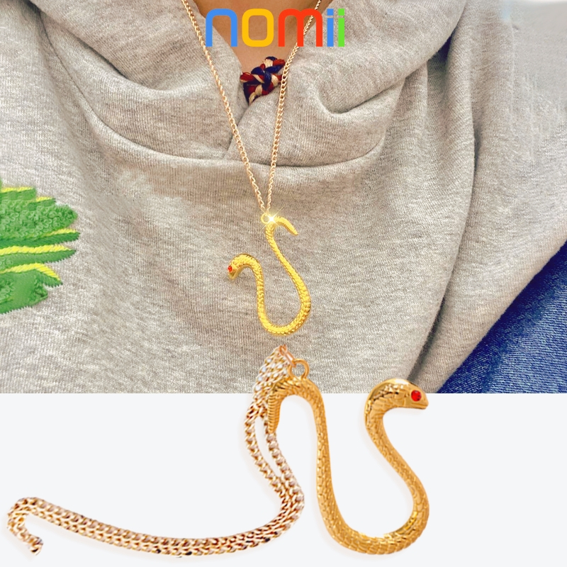 Anime One Piece Boa Hancock Snake Necklace Women Necklace Metal Snake Cosplay Fashion Accessories