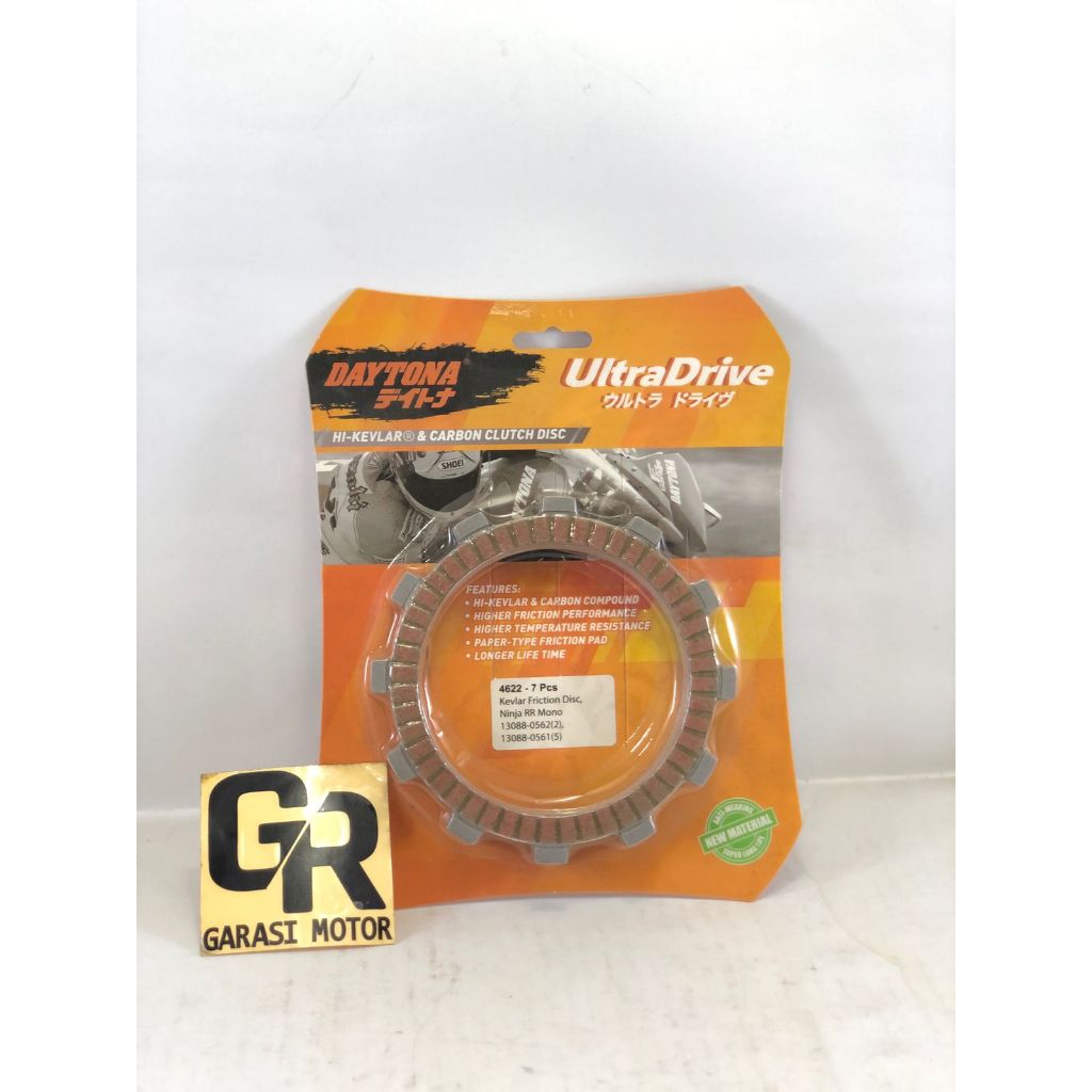 kampas kopling kevlar ninja rr mono