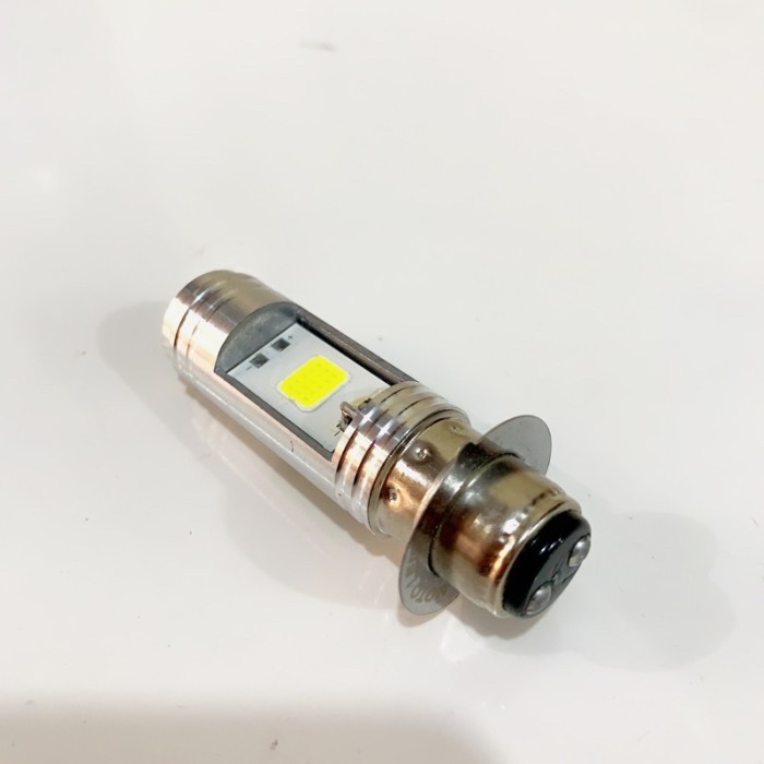 Bohlam Lampu LED utama motor 2sisi AC DC h6 warna putih metic bebek