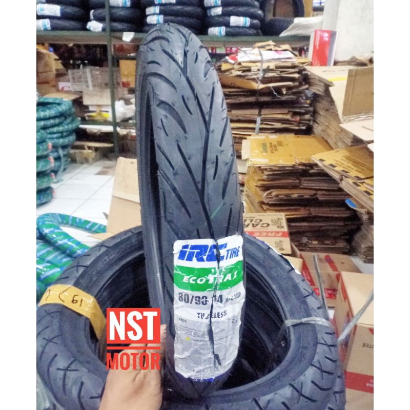 Ban Luar IRC 80/90 14 Ecotrax Tubeles Ban Luar Matic Vario Beat Mio Asli IRC