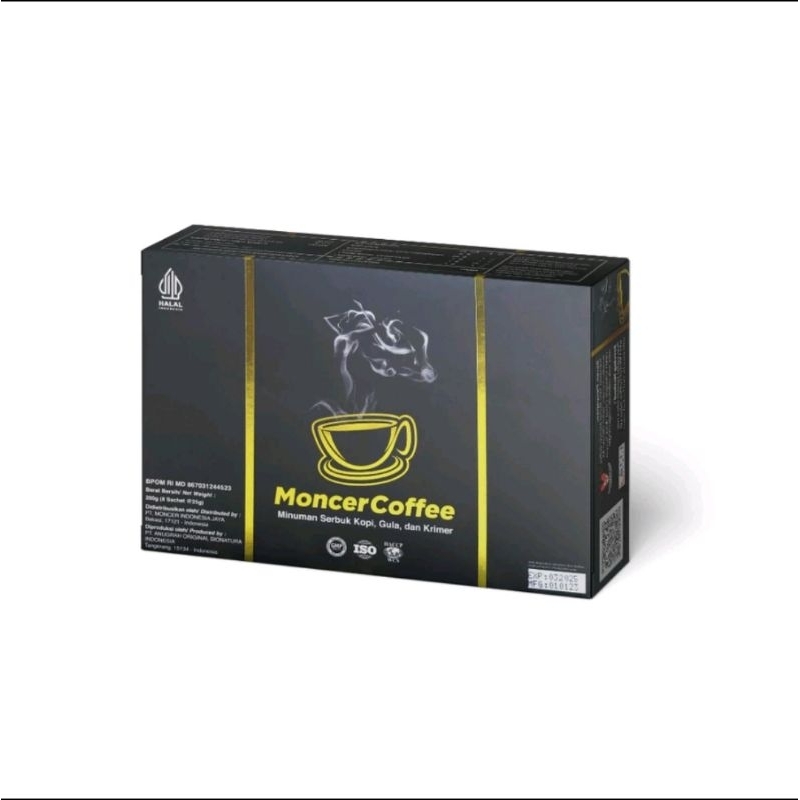 

MNCEeR COFFEE Original Asli - 1 Box 8 Sachet Kopi Herbal Pria Dewasa Halal dan Sudah BPOM dari PT. AOBI