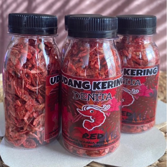 

UDANG KERING CAROPHYLL RED YELLOW BLUE BLACK / DRIED SHRIMP CAROPHYL MERAH KUNING BIRU HITAM PELLET PELET MAKANAN IKAN HIAS KURA-KURA / PAKAN IKAN CHANA LOUHAN / PAKAN PREDATOR