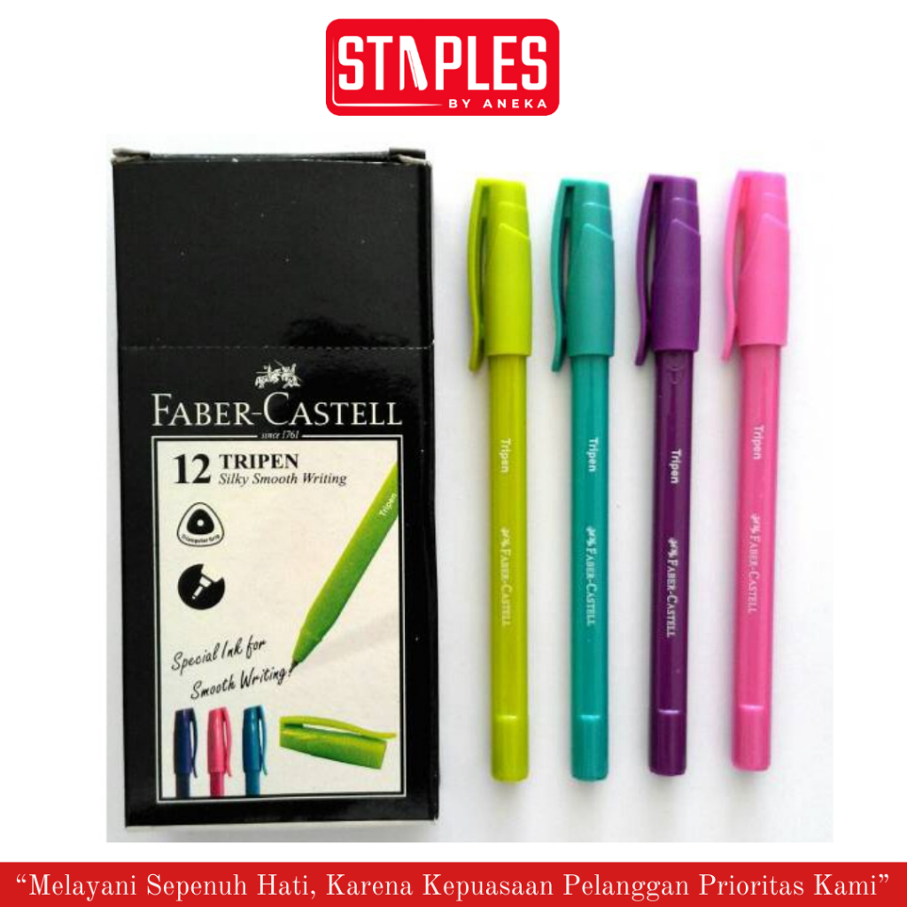 

Pena faber Castell Tripen (Isi 12pcs)