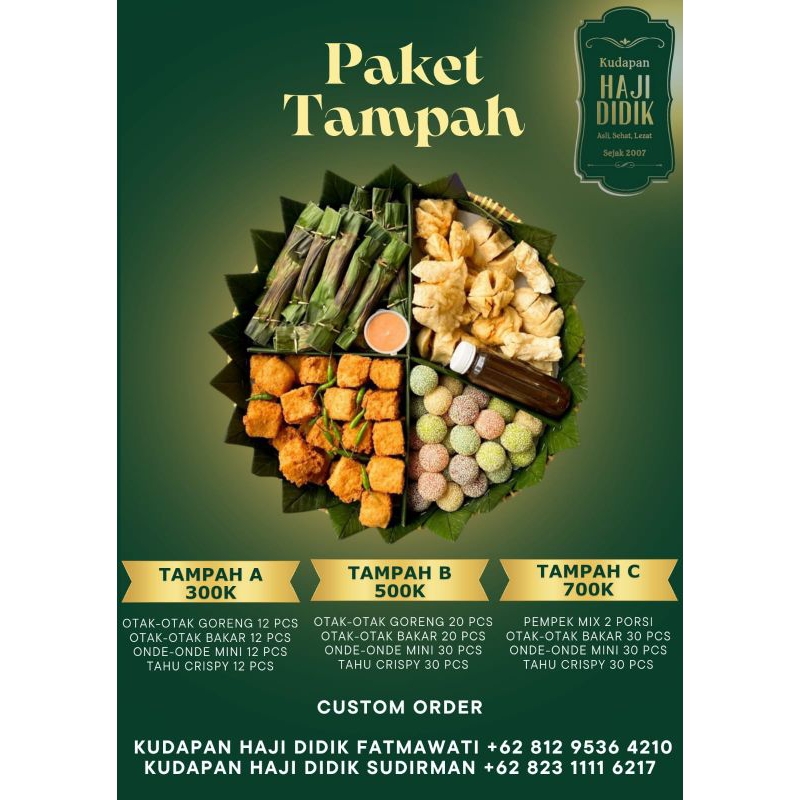 

Tampah Paket C Kudapan Haji Didik