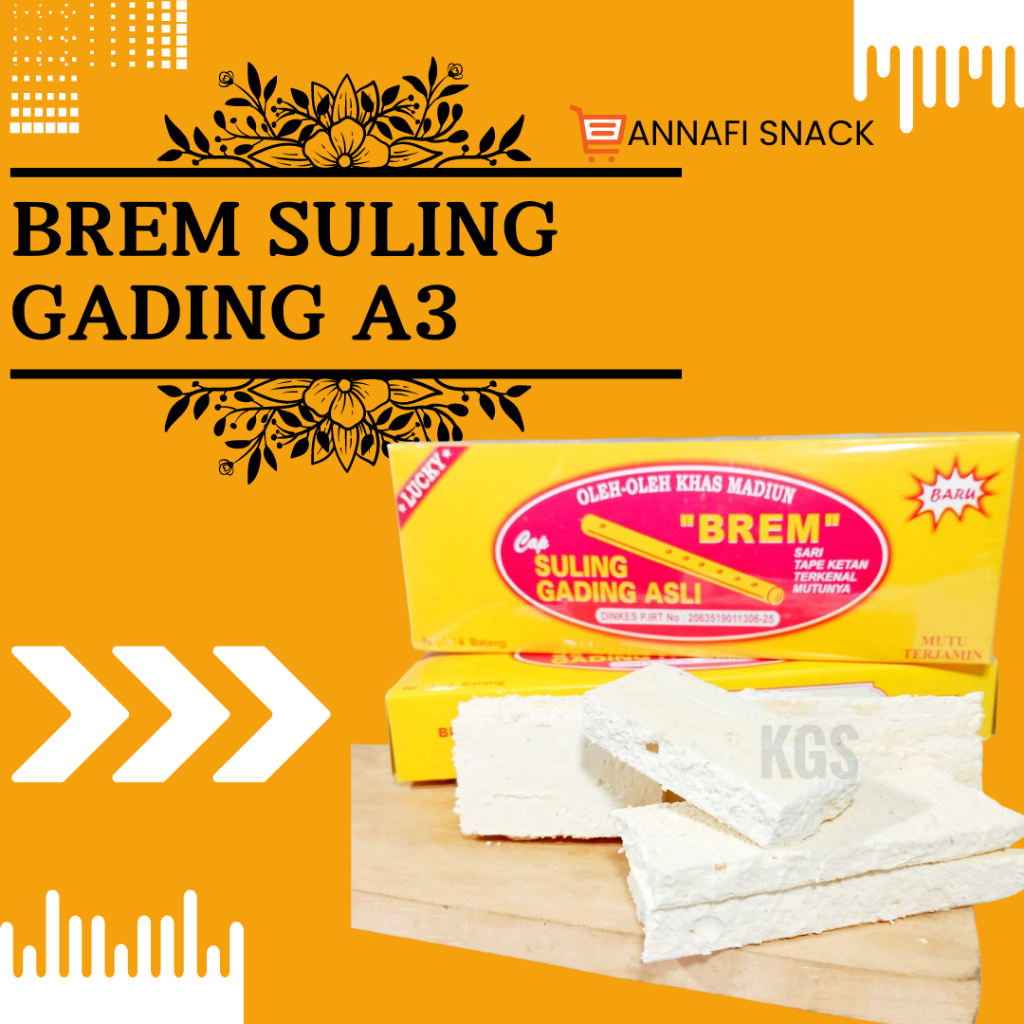 

BREM SULING GADING A3 // OLEH OLEH KHAS MADIUN