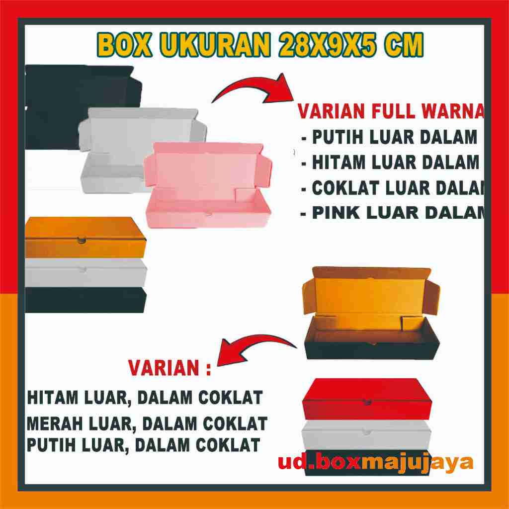 

Box 28x9x5 Cm / Lipat Depan / Box Kain