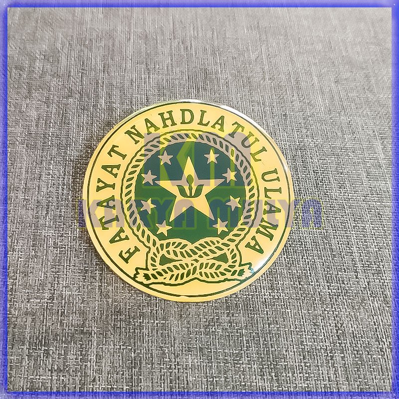 Pin Bros Fatayat Nahdlatul Ulama Kuning Pin Fatayat NU Bulat Warna Kuning  - Karya Mulya