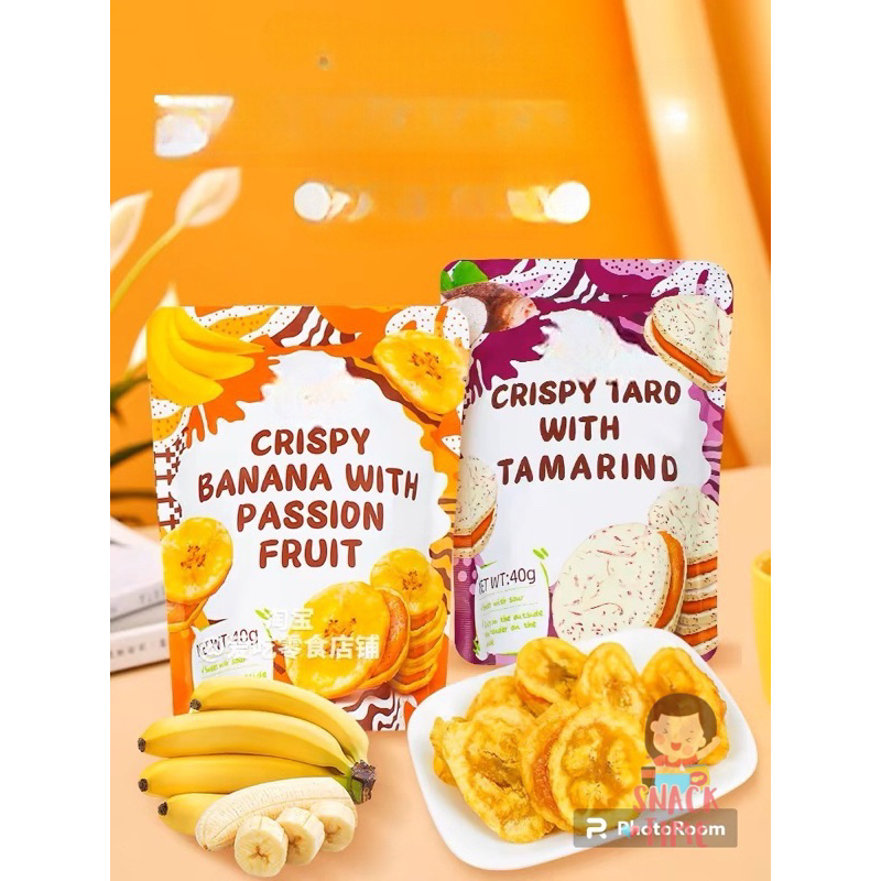 

Keripik Pisang Talas Chips isi selai/snack sehat buah kering/keripik buah/halal