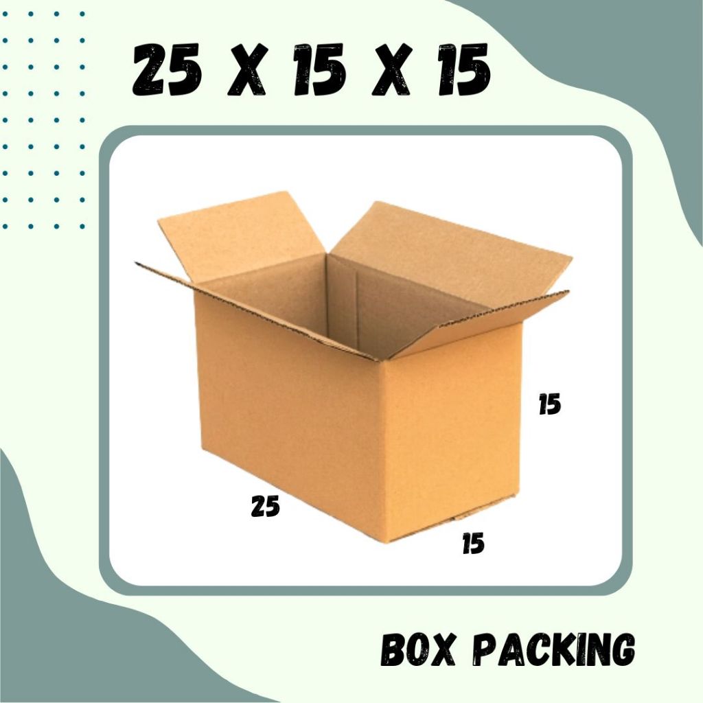 

Karton 25x15x15 Kardus A1 Packing Dus Kotak Kemasan Box Aksesoris Souvenir Sparepart Obat Madu