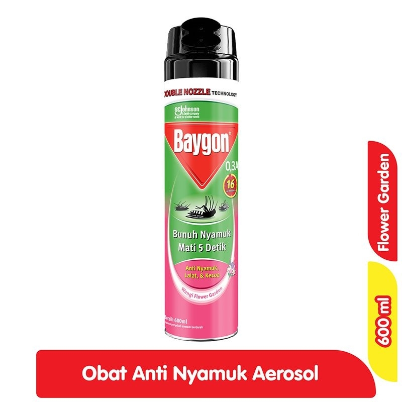 baygon spray 600ml/obat nyamuk baygon 600ml