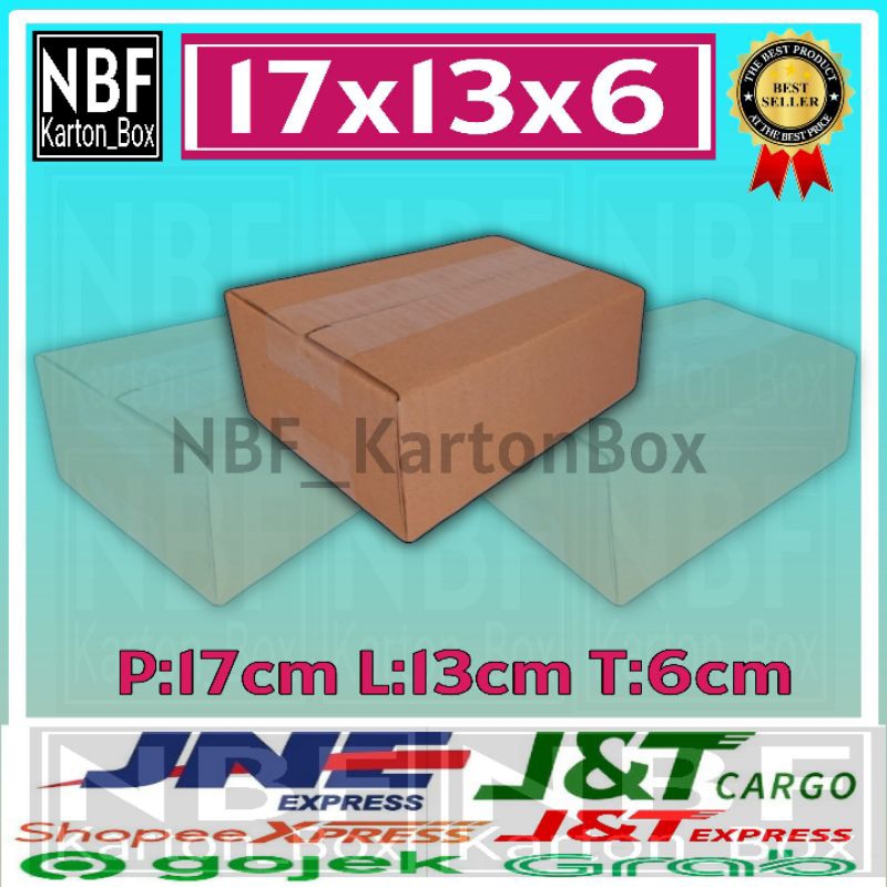 

KartonBox 17x13x6 cm,Kardus Packing Serbaguna,Pembungkus Paket dll