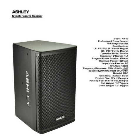 Speaker Pasif ASHLEY KV 12 Original 12 Inch