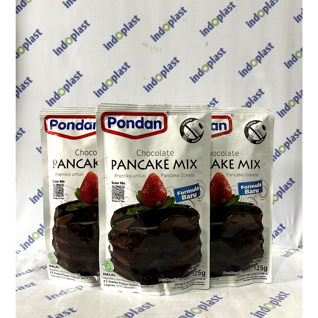 

Pondan Pancake Mix Pouch 125g - Coklat