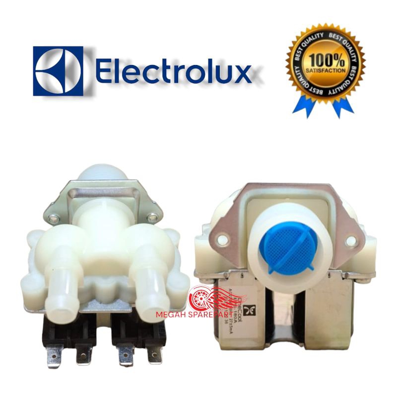 Selenoid Water inlet Valve 2 inlet mesin cuci ELECTROLUX FRONT LOADING| Selenoid mesin cuci Electrol