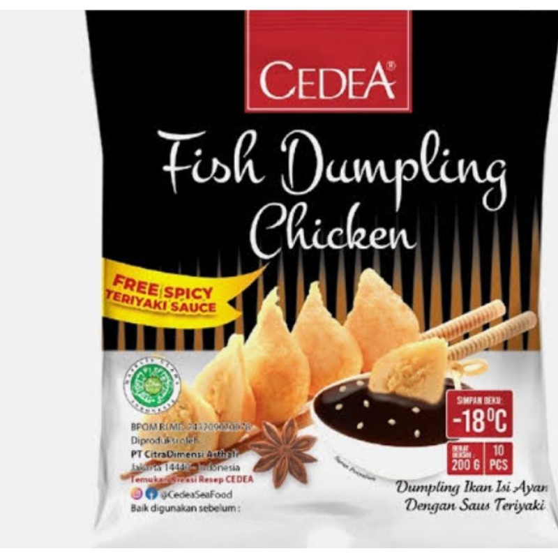 

CEDEA FISH DUMPLING CHICKEN 200grm