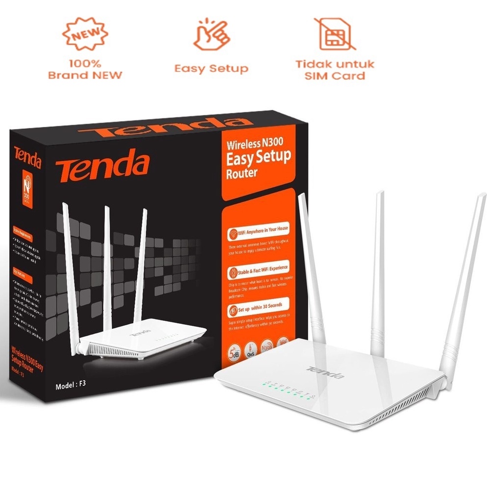 Tenda F3 F6 N3 F9 N6 3 Antenna 4 Antenna Wireless Router r Q7Z5