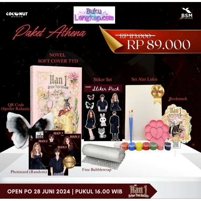 buku novel Han j , drive you insane - virda a putri original