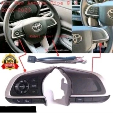 Tombol stir tombol audio setir all new avnza xenia complit original