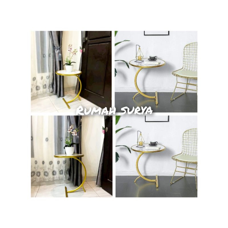 meja sudut meja kopi minimalis moderen