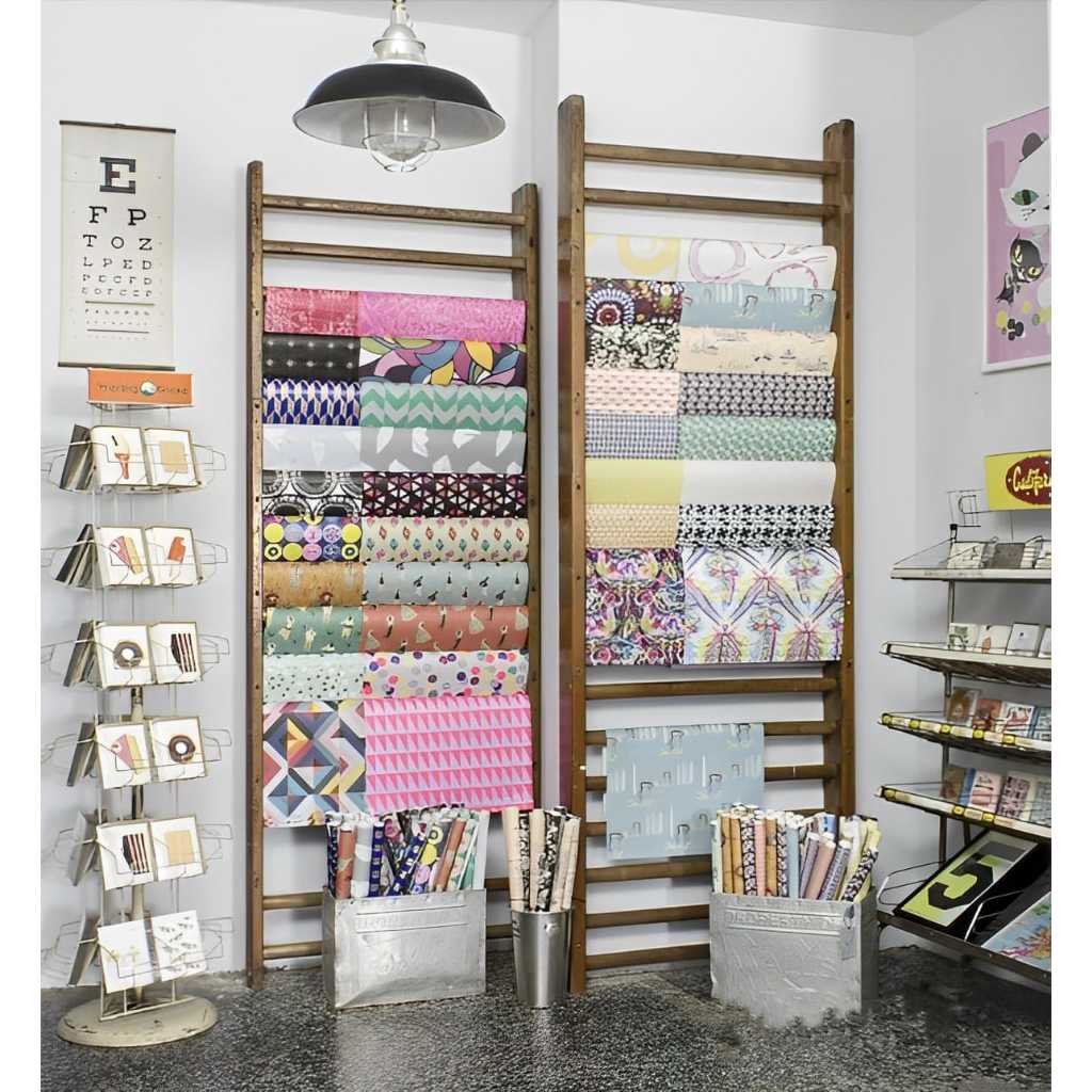 Rak Kertas Cellophane Tempat Penyimpanan Peralatan Kerajinan