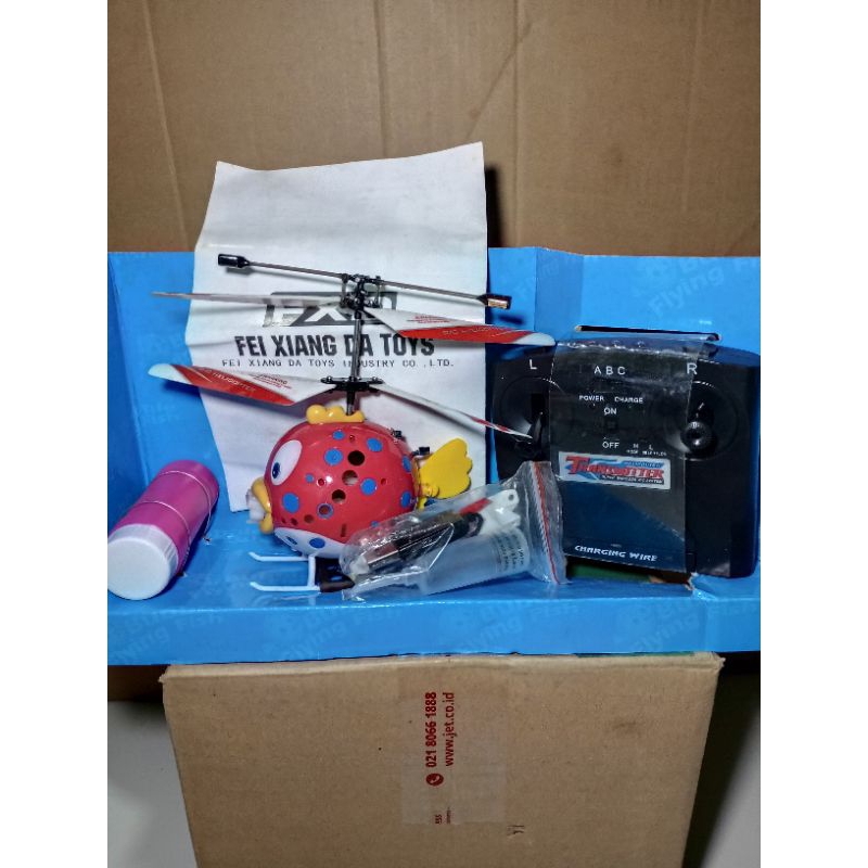 RC ikan terbang 3.5chanel gyro bisa mengeluarkan gelembung || MINUS DROP