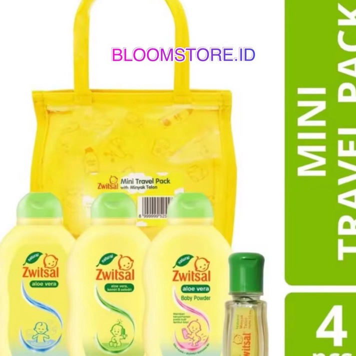 Diskon ZWITSAL Baby Safe Mini Travel Pack Gift Set Kecil Kit 4pcs 4 pcs Bayi Minyak Telon Hair Lotio