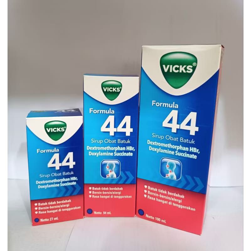 Formula 44 Sirup - Obat Batuk Kering (27ml/54ml/100ml)