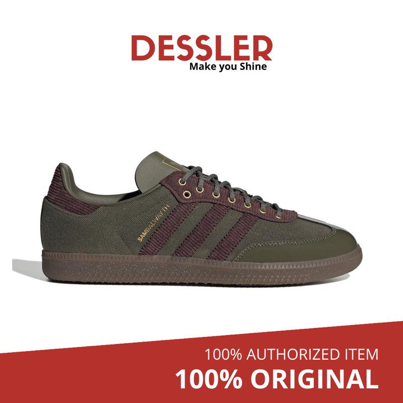 Adidas Samba OG x Alwayth - Olive Strata / Shadow Brown / Matte Gold