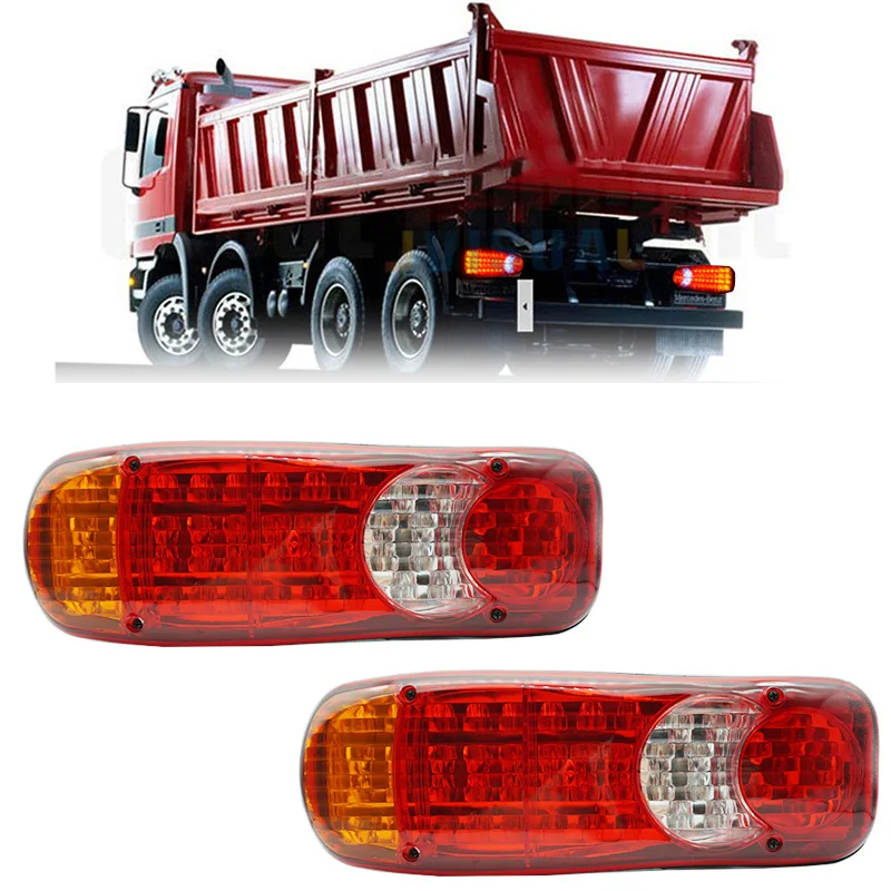 LAMPU STOP LED BELAKANG TRUK TRAILER VOLVO MAN FUSO HINO 24VOLT