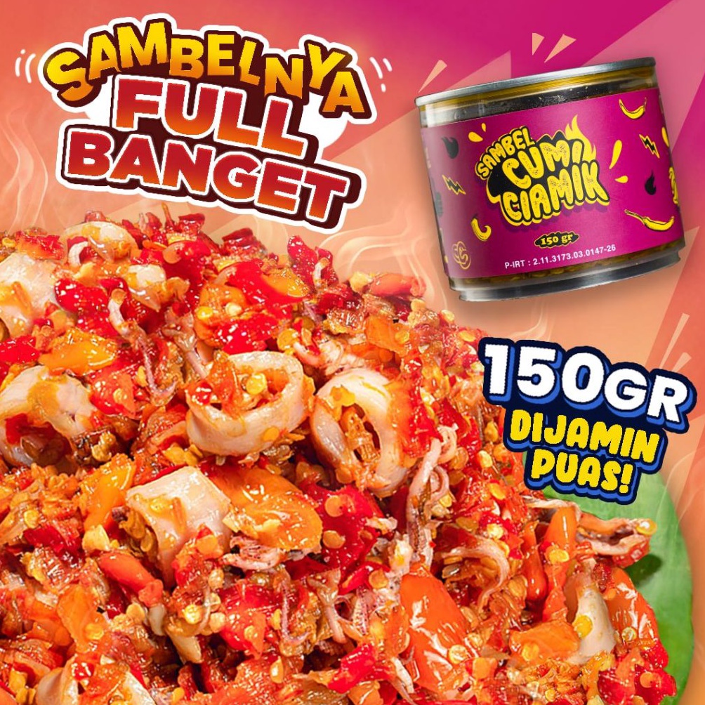 

SHOPEE SALE Eatsambel Cumi Ciamik