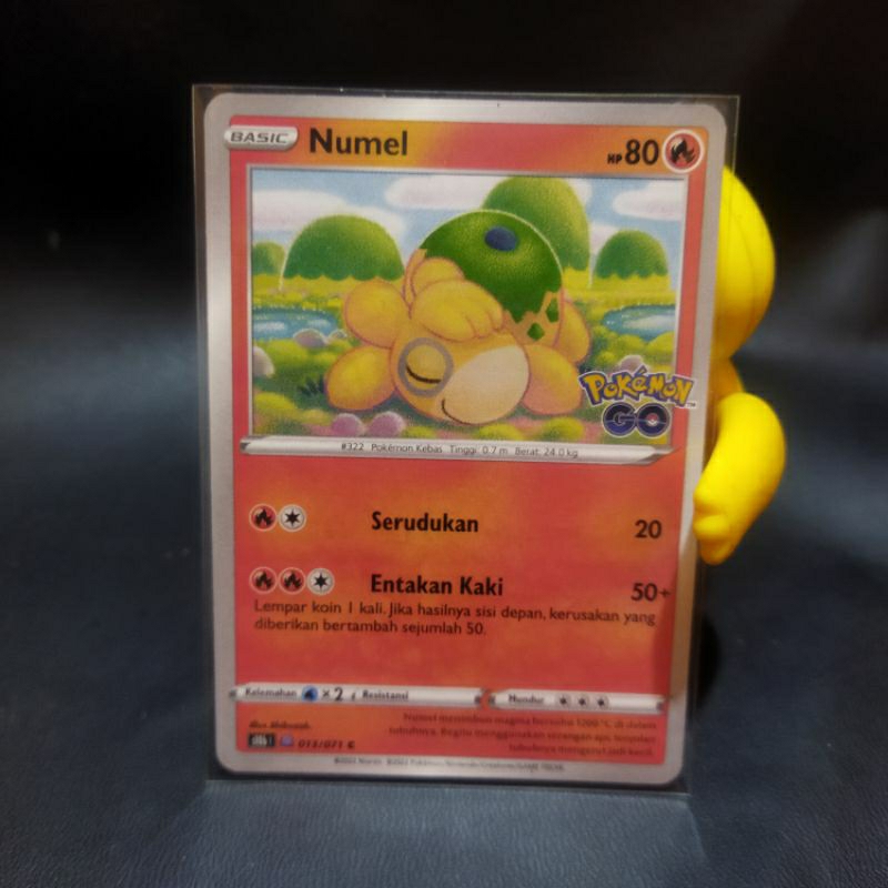 Ditto Numel Pokemon GO unpealed s10b original TCG Indonesia