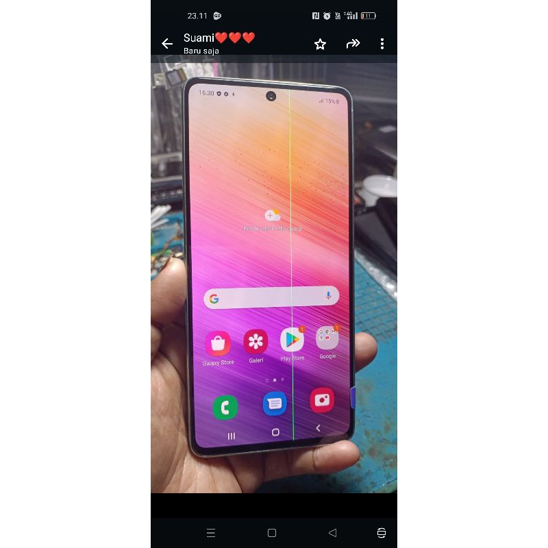 lcd Samsung a73 ORI copotan original