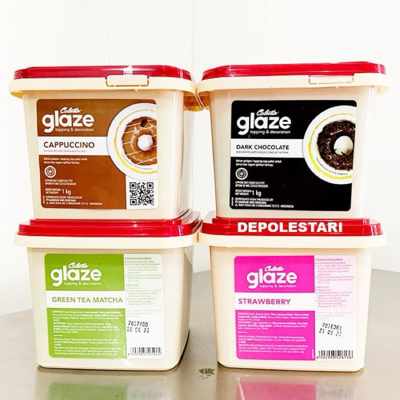 

Colatta GLAZE 1Kg STORAGE (Termasuk Tempat / storage) / Selai Donat / Glaze Colatta