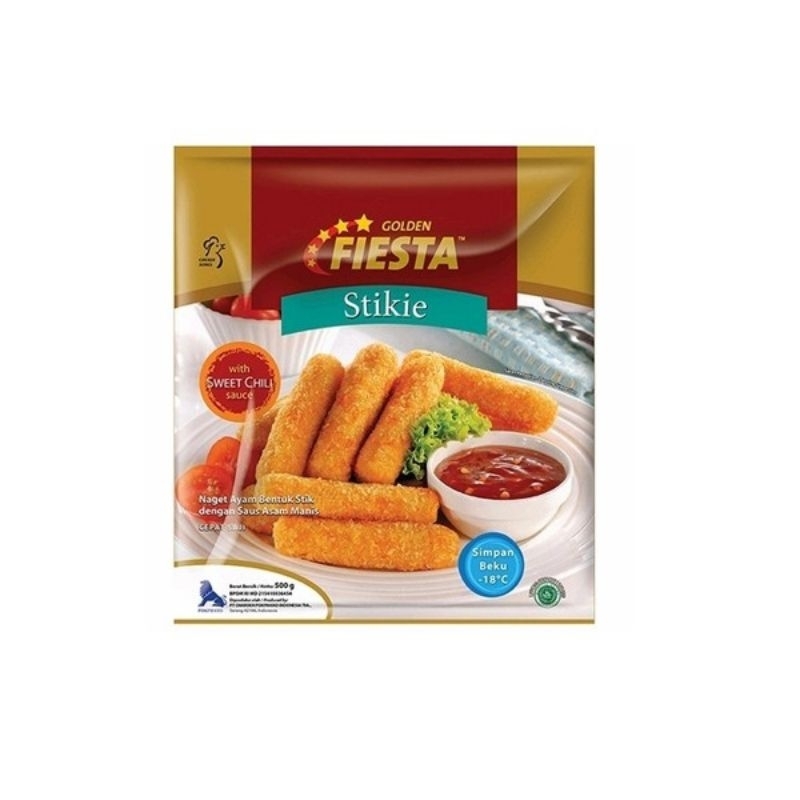 

fiesta golden stikie 500gr / premium chicken nugget / naget ayam
